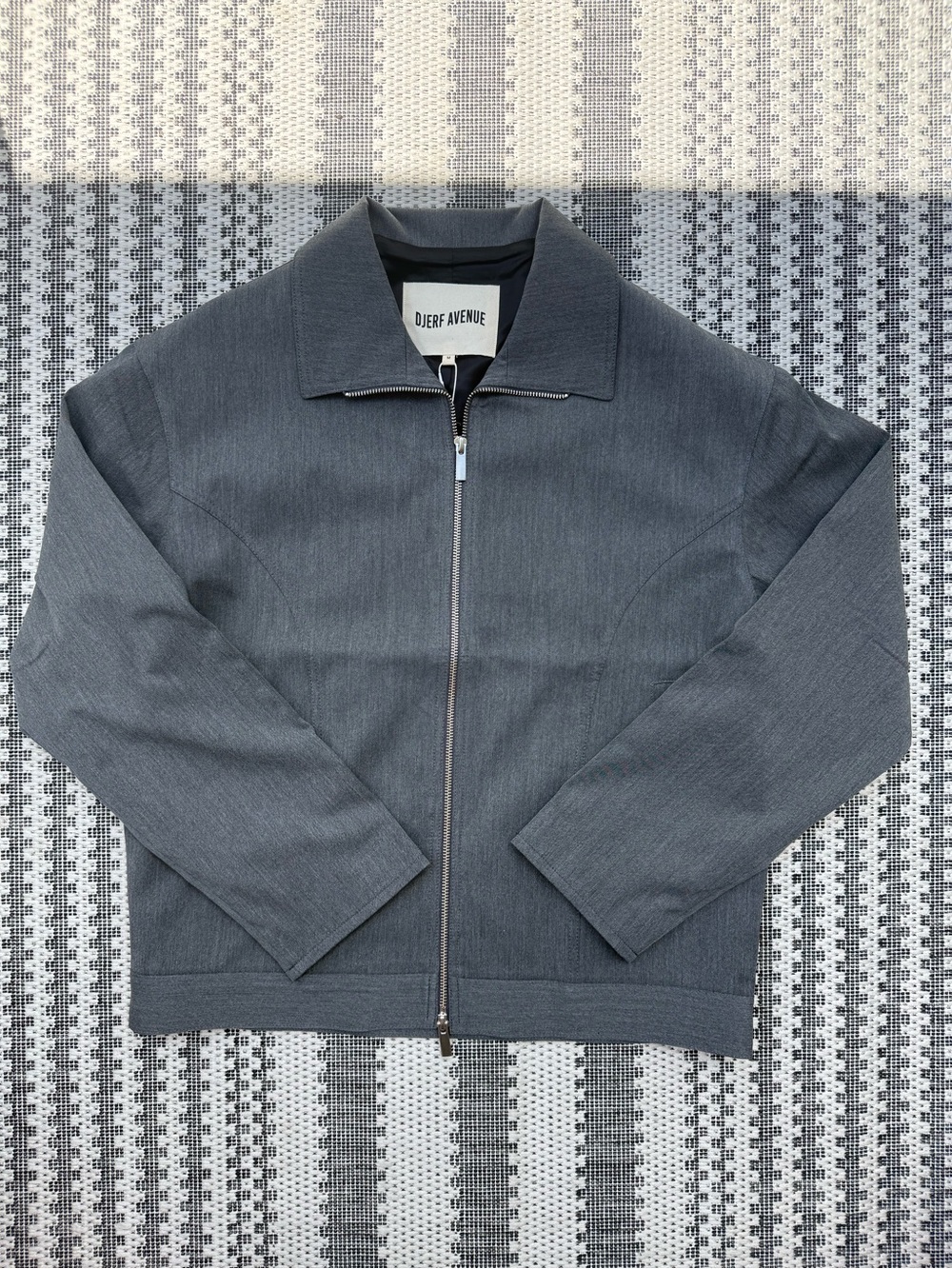 Djerf Avenue First Choice Jacket Zip-Front Sweater Jacket